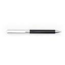 Chase Plus Danza Ballpoint Pen with Metal Clip, Glossy Finish, Mdium, Brilliant Metallic Body, Smooth Writing, Comfortable Grip, Ideal for School & Office Use, Blue Ink – Glossy Black 2
