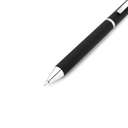 Chase Plus Danza Ballpoint Pen with Clip, Matte Finish, Medium, Chrome Trim, Smooth Writing, Comfortable Grip, Ideal for School & Office Use – Black 3