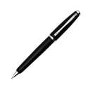 Chase Plus Lexer Ballpoint Pen with Clip, Rich Textured Body, Mirrored Chrome Trim, Smooth Flow, Premium Personalized Pen, Ideal for School & Office Use – Jet Black 0