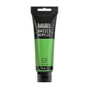أنبوب ألوان أكريليك ليكويتكس (Basics) سعة (118ml) بنمط (Neon-Lean Fresh Green) محايد للظلال ودراسات القيمة، مناسب للفنانين المحترفين لون (Lime Green) 0