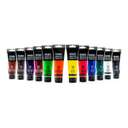 Liquitex Basics Acrylic Color Set, 22 ml Tubes, Fluorescent Accent Colors, Suitable for Canvas, Paper Painting & Professionals - Set of 6 Colors 2