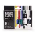 Liquitex Basics Acrylic Color Set, 22 ml Tubes, Primary Mixing Selection, Smooth Texture, Suitable for Canvas & Paper Painting - Set of 6 Colors 0