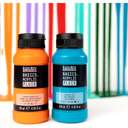 Liquitex Basics Acrylic Fluid Set, 118 ml Bottles, Ultra-Smooth Flow for Pouring, Glazing & Large Area Coverage, Ideal for Professionals – Set of 6 Colors 4