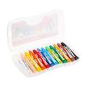 Titi Smooth & Rich Oil Pastels, PP Carry Case, Soft Laydown & Easy Blending, Smooth Texture, Safe for Kids, Ideal for School & Home Use – Set of 12 Colors 1