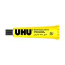 UHU All Purpose Adhesive, 125 ml Tube, Crystal-Clear, Fast-Dry, Flexible Bond, High-Capacity Universal Glue, Multi-Material, Ideal for Craft & Home Use 0