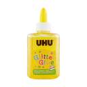 UHU Glitter Glue Bottle, 88.5 ml, Brilliant Effects, Soft Squeeze, Solvent-Free, Washable, Mess Free, Ideal for Art & Craft - Yellow 0
