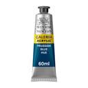 Winsor & Newton Galeria Acrylic Color, 60 ml Tube, Water-Based Quick-Dry Satin, Cool Deep Blue, High Tinting for Oceans & Night Scenes – Prussian Blue 0
