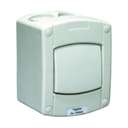 Clipsal/Schneider Weatherproof Switch 20A 250V WS226 IP56, 2-Module, UV-Resistant, Gasketed Housing 0