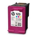 HP 123 Original Ink Cartridge, Mess Free, Bold Colors, Accurate Shades, Suitable for School & Home Projects, Reliable CMY - Tri Color 2