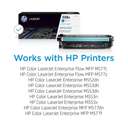 HP Original LaserJet Toner Cartridge, 508X High Yield, Cyan, Extended Yield, Brand‑True Color 1