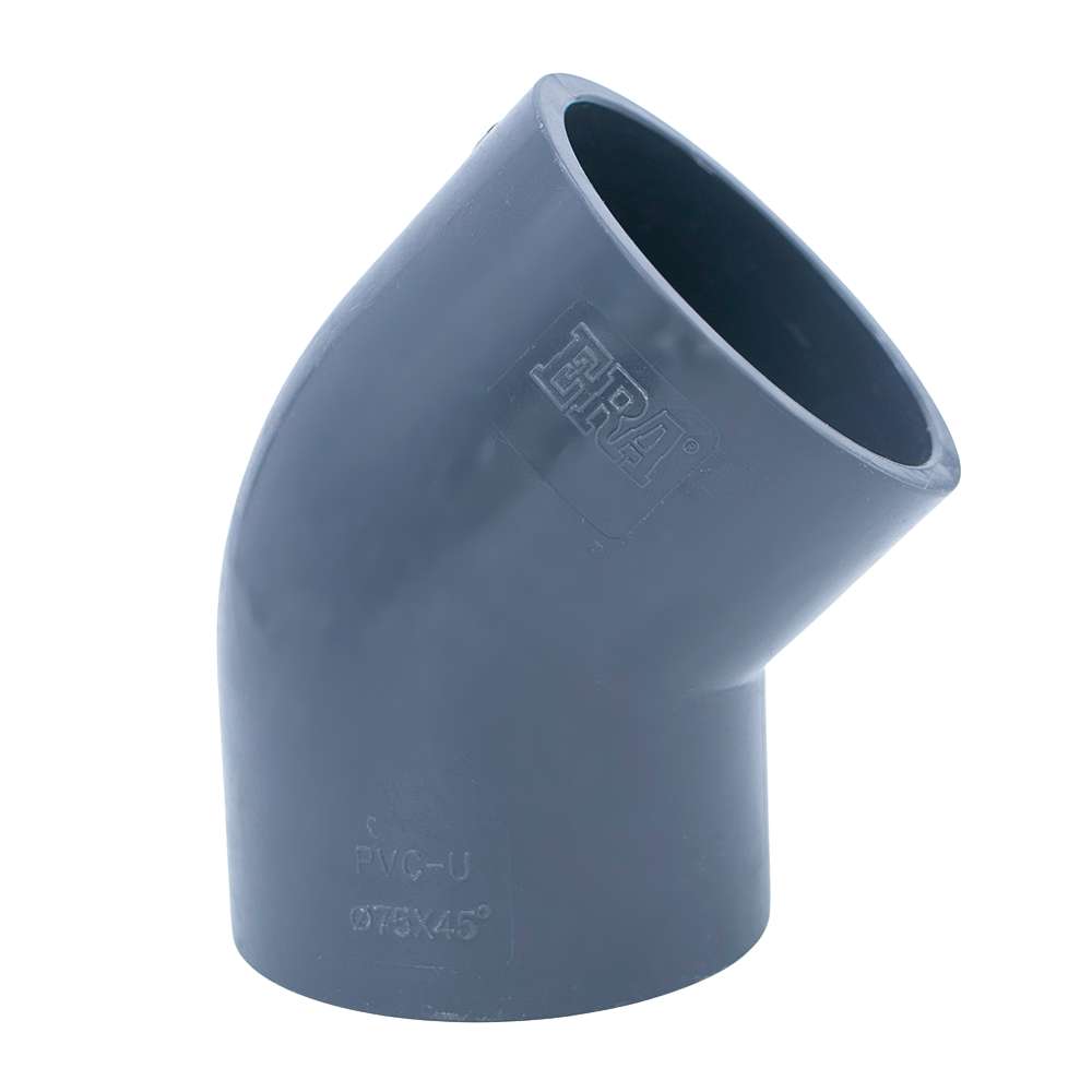 75mm x 45 Degree PVC Elbow - Per Pcs