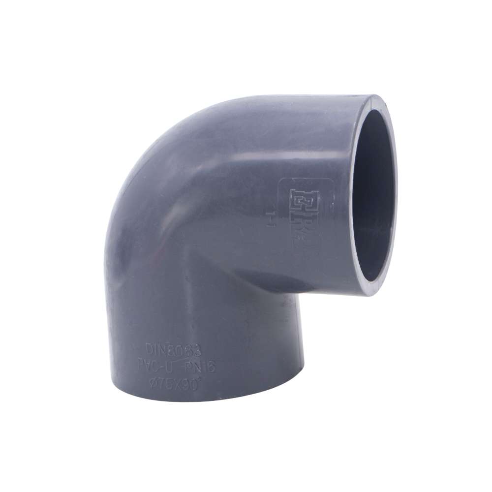 75mm x 90 Degree PVC Elbow - Per Pcs 3