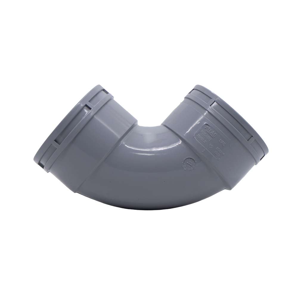 كوع بلاستيكي (UPVC) من أطلس (Atlas) بزاوية (90) درجة يعمل بدرجات حرارة عالية (140F) يباع بالقطعة 2