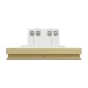 Schneider Electric AvatarOn C Plate Switch, 2-Gang 1-Way 16AX 250V, Elegant Metallic Panel for Dual Circuits – Wine Gold 4