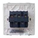 Legrand Belanko 3-Gang 1-Way Switch 16A 8.6 x 8.6 x 4 cm White 617604 2