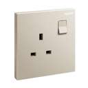 Legrand Galion Switched Socket 13A 250V 1-Gang Champagne 282432-C2 0