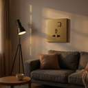 Legrand Galion 1-Gang Universal Switched Socket 16A 250V Rose Gold 282434-C1 4