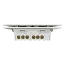 Schneider Electric Unica X Plate Switch, 4-Gang 2-Way 10Ax 250V, Gives Neat Look, Suitable for Modern Interior – Painted White 6