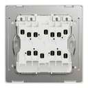 Schneider Electric Unica X Plate Switch with LED, 4-Gang 2-Way 10Ax, 250V, Gives Neat Look, Suitable for Modern Interior – Dark Bronze 2