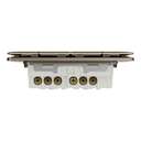 Schneider Electric Unica X Plate Switch with LED, 4-Gang 2-Way 10Ax, 250V, Gives Neat Look, Suitable for Modern Interior – Dark Bronze 6
