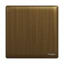 Schneider Electric Unica X Press Switch, 1-Gang 10A, 250V, Gives Neat Look, Suitable for Modern Interior – Antique Brass 0