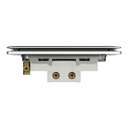 Schneider Electric Unica X Press Switch, 1-Gang 10A, 250V, Gives Neat Look, Suitable for Modern Interior – Stainless Steel 1