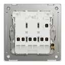 Schneider Electric Unica X Press Switch, 3-Gang 10A 250V, Gives Premium Look, Suitable for Home & Apartments – Dark Bronze 1