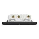 Schneider Electric Unica X Plate Switch with LED, 4-Gang 1-Way 16Ax, 250V, Gives Neat Look, Suitable for Modern Interior – Dark Grey 5