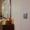 Schneider Electric Unica X Plate Switch with LED, 1-Gang 1-Way 16AX/20A, 250V, Easy to Use, Gives Premium Look to Your Living Area – Stainless Steel 4