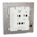 Schneider Electric Unica X Plate Switch with LED, 1-Gang 2-Way 16Ax/20A 250V, Gives Neat Look, Suitable for Modern Interior – Painted White 7