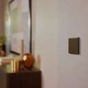 Schneider Electric Unica X Plate Switch with LED, 2-Gang 1-Way 16AX/20A, 250V, Easy to Use, Gives Premium Look to Your Living Area – Antique Brass 4