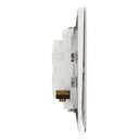 Schneider Electric Unica X Plate Switch with LED, 2-Gang 2-Way 16Ax/20A 250V, Gives Neat Look, Suitable for Modern Interior – Painted White 4