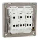 Schneider Electric Unica X Plate Switch, 3-Gang 2-Way 16AX/20A 250V, Gives Neat Look, Suitable for Modern Interior – Dark Grey 7