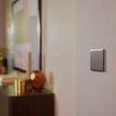 Schneider Electric Unica X Plate Switch, 3-Gang 2-Way 16AX, 20A 250V, Premium Brushed Finish, Suitable for Modern Interior – Stainless Steel 4