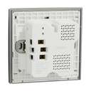 Schneider Electric Vivace Switched Socket with USB A+C, 13A, Gives Premium Look, Suitable for Home & Office – Silver 2