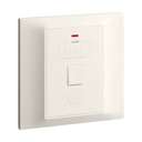 Legrand Belanko S 13A Switched Fused Connection Unit with LED Indicator and Cord Outlet Ivory 617882 0