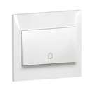 Legrand Belanko S 1-Gang Bell Push Switch 4A 250V White 617611 0