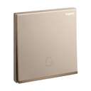 Legrand Galion Push Switch 10A Rose Gold Bell Symbol 282411-C1 0