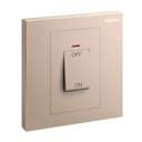 Legrand Galion 45A Double Pole Switch with LED 3×3 Plate Rose Gold 282426-C1 0