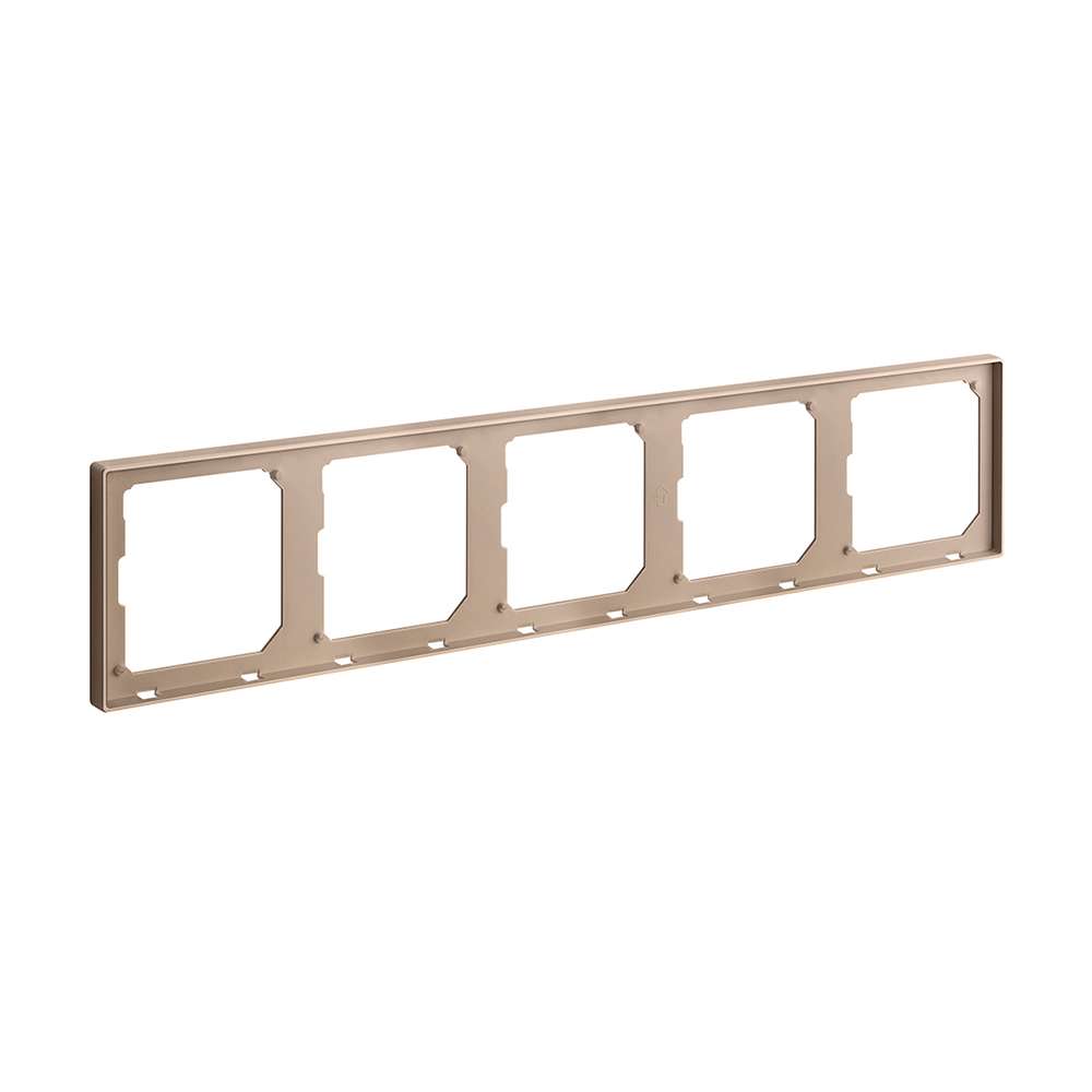 Legrand Galion 5-Gang Frame, Easy to Use & Mount for Extended Banks and Feature Runs Combinations – Rose Gold 0