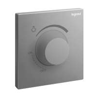 Legrand Galion 500W Rotary Dimmer Dark Silver 1-Gang High-Load 282420-C3
