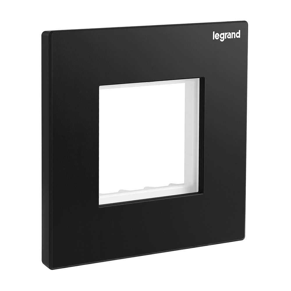 Legrand Galion Arteor Adaptor 1 Gang, 2-Module for Mounting Arteor Mechanisms in Galion Frames – Black