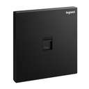 Legrand Galion Single RJ45 Cat6 UTP Data Outlet 1-Gang Black 282461-C 0
