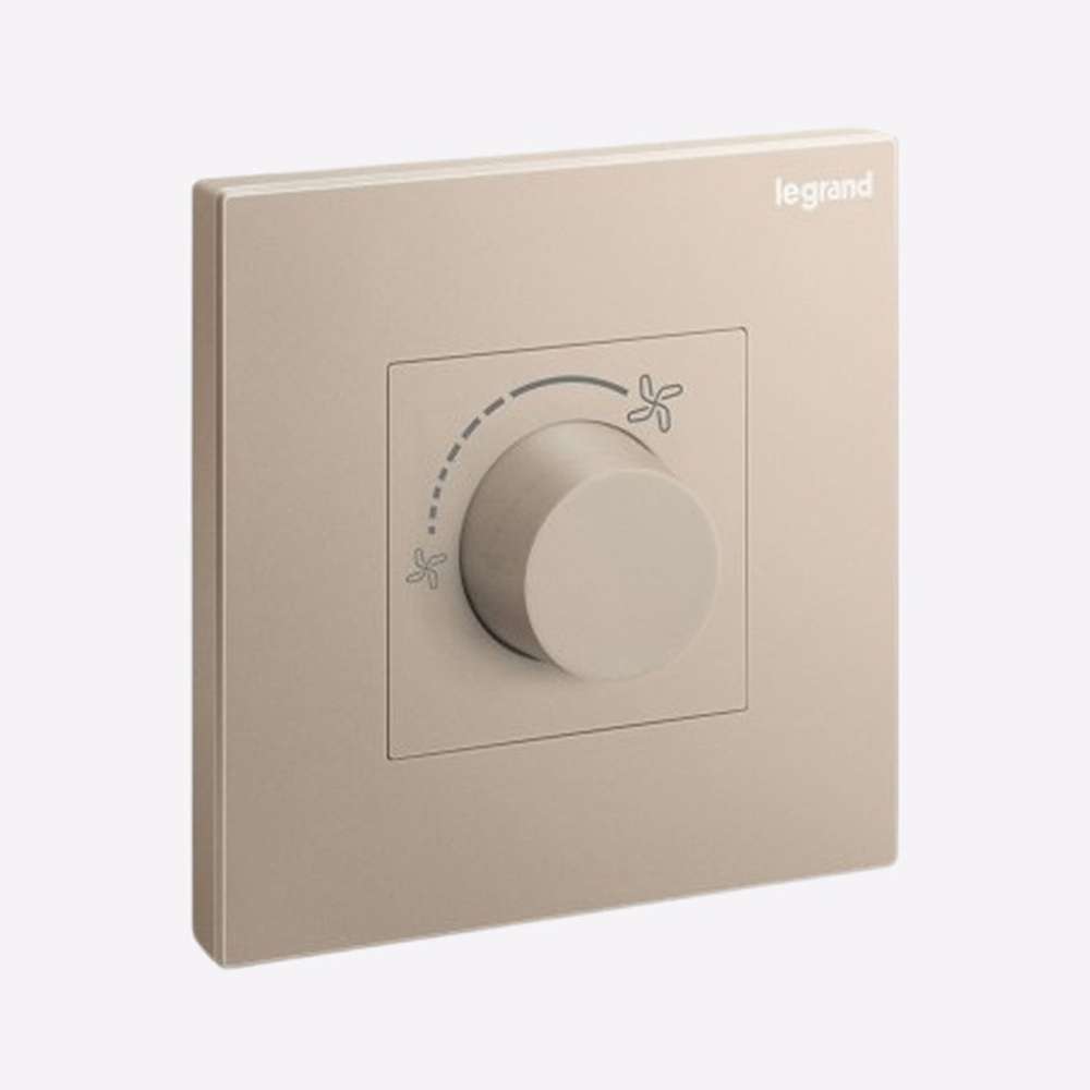 Legrand Galion 5-Speed Fan Controller for Smooth Airflow Control, Ideal for Home, Hotels & Office – Rose Gold 0