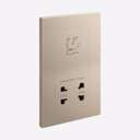 Legrand Galion 2-Gang Shaver Socket 115/230V Rose Gold 282439-C1 0