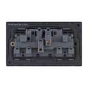 Legrand Mallia Senses 13A 2 Gang Single Pole Switched Socket Champagne 13 x 12 x 6 cm 281113CH 2