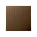 Legrand Mallia Senses 3-Gang 2-Way Switch 16AX 250V Dark Bronze 281005DB 1
