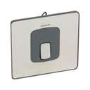 Legrand Synergy Sleek 20A Double Pole Switch with LED, High-visibility Isolator, Suitable for Home – Brushed Stainless 0