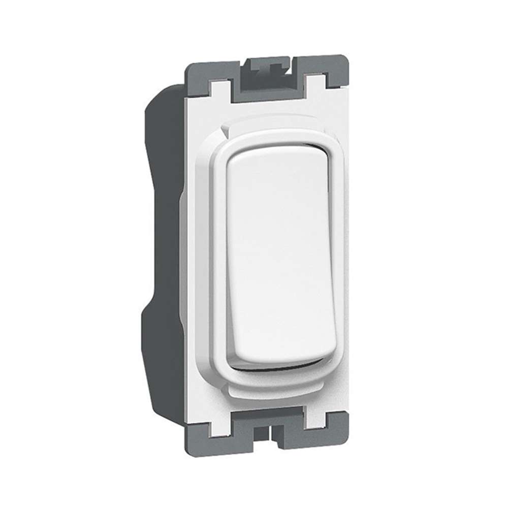 Legrand Synergy Single-Pole Intermediate Switch 10AX for Multi-Way Control, Suitable for Home & Office – White 0