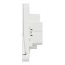 Schneider Electric AvatarOn 13A 250V 1-Gang Double-Pole Switched Socket, White 4